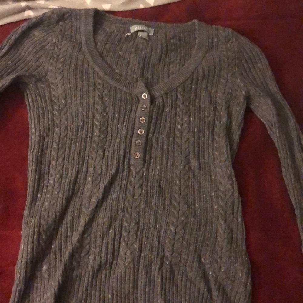 Dark gray sweater